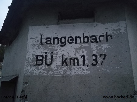 Bahnübergang zwischen Langenbach und Haag am 18. Oktober 2021