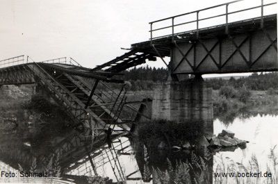 gesprengte Amperbrücke, Foto: Schmalzl (mit freundlicher Genehmigung)