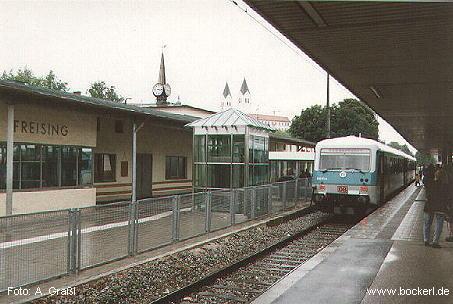 Bahnhof Freising, 1997; Foto: Graßl