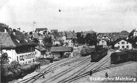 Bahnhof um 1930