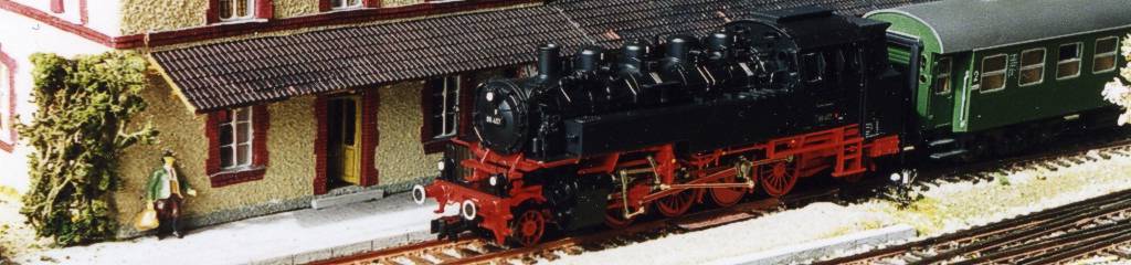 BR 86 in Enzelhausen, Plakatfoto seit 1995 und später auch der IG Hallertauer Modelleisenbahner